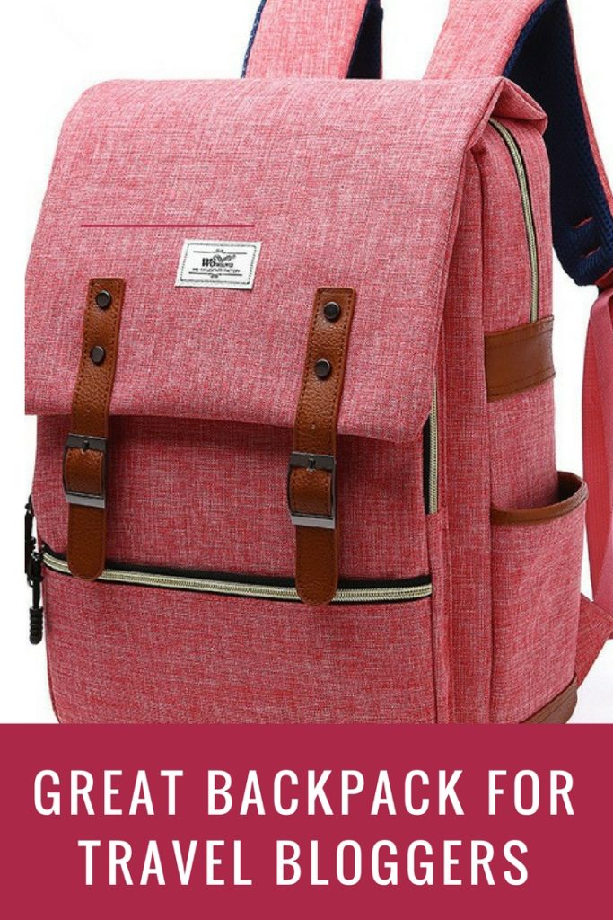 A great backpack for female travel bloggers