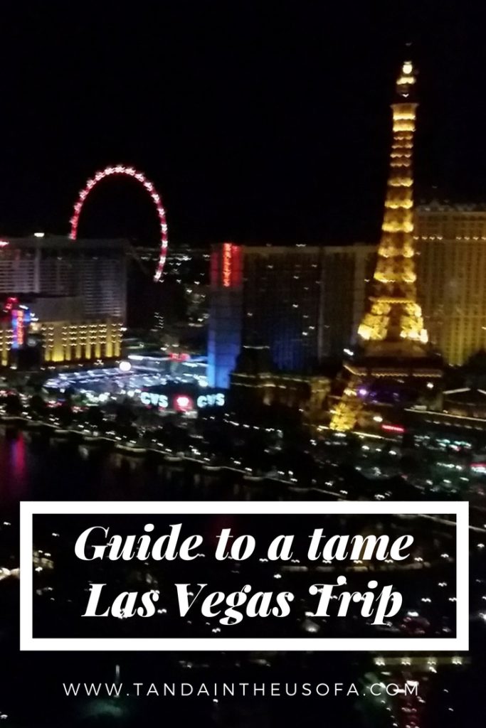 A guide to a more tame trip to Vegas! 