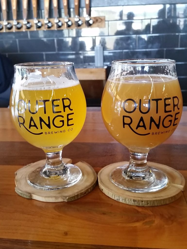 Two juicy beers at Outer Range