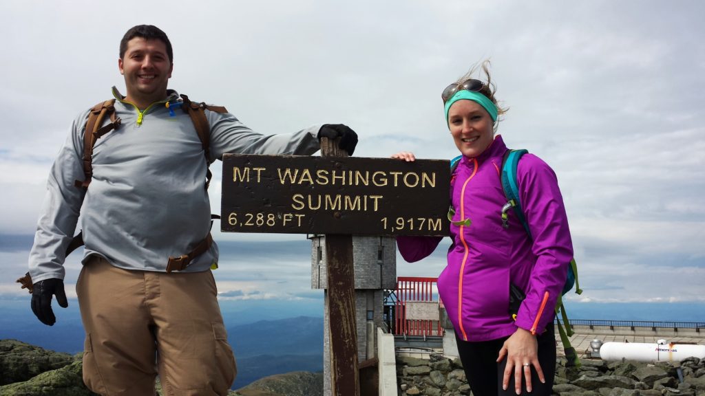 mount washington summit on active trip to conway, new hampshire